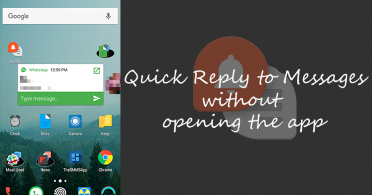 2 Android-приложения для ответа на сообщения, не открывая приложения