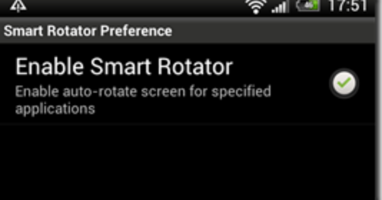 Установите ориентацию приложений по умолчанию на Android с помощью Smart Rotator
