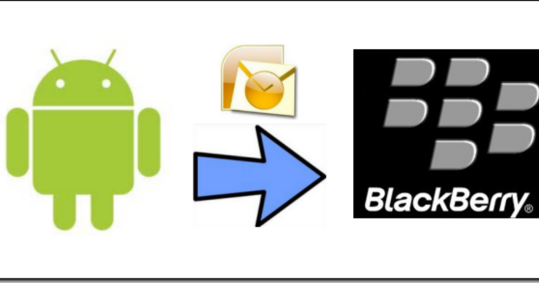 Перенос контактов с Android на Blackberry с помощью Outlook