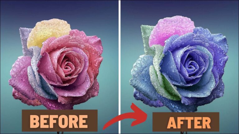 Как изменить цвет объекта в Photoshop