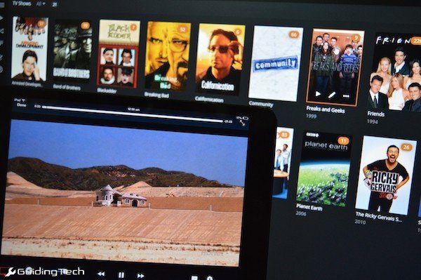 Потоковая передача фильмов, телешоу с ПК или Mac на iPad