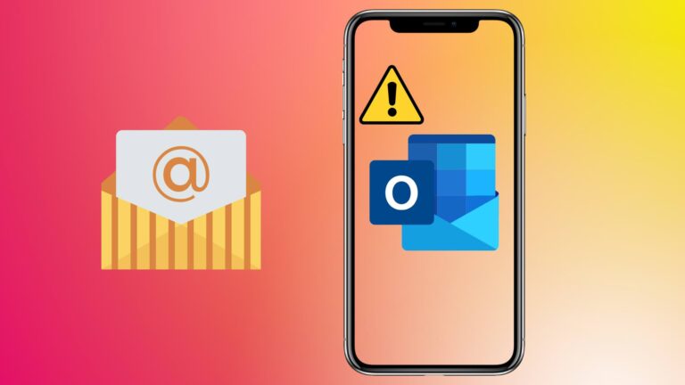 8 лучших способов исправить то, что Outlook не получает электронные письма на iPhone