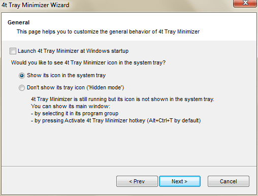 Сверните любую программу Windows в системный трей или область уведомлений