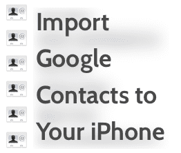Как перенести контакты Google на iPhone через iCloud
