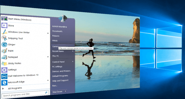 Руководство по возвращению классического меню «Пуск» в Windows 10