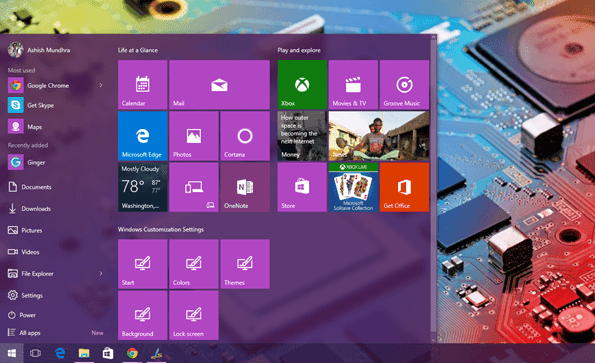 Как настроить меню «Пуск» Windows 10