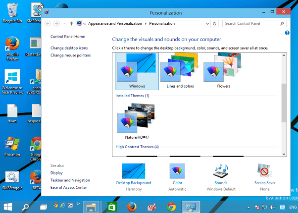 Как вернуть пользовательский интерфейс персонализации Windows 7 в Windows 10