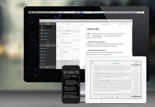 Пишите для Mac, обзор iPhone: минималистичный и многофункциональный