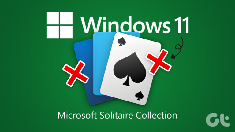 6 лучших способов исправить коллекцию пасьянсов Microsoft, не работающую в Windows 11