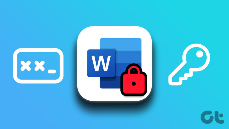 Как добавить пароль к документу Microsoft Word на Mac и Windows