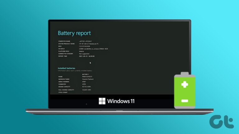 Как создать и прочитать отчет о батарее в Windows 11