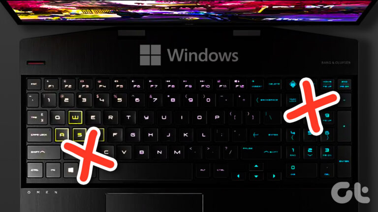 6 лучших способов исправить неработающую подсветку клавиатуры в Windows 10 и Windows 11