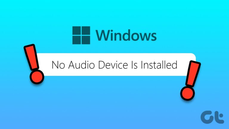6 лучших способов исправить ошибку «Аудиоустройство не установлено» в Windows 11