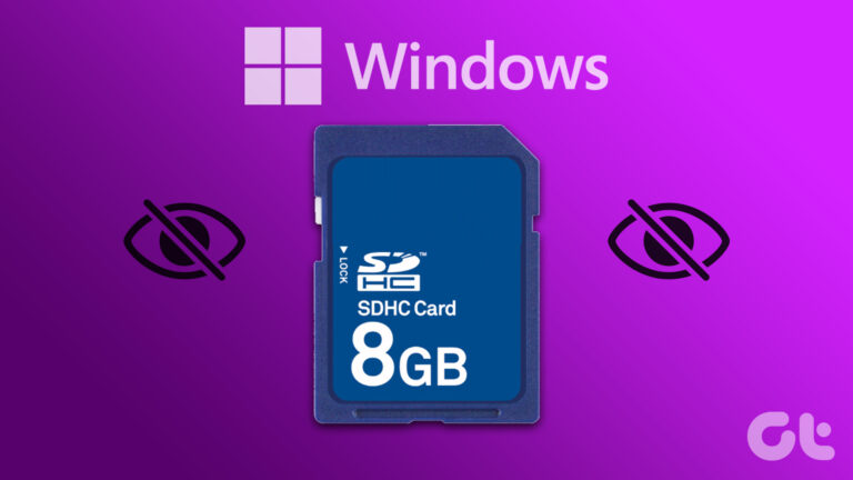 8 лучших исправлений для SD-карты, не отображаемой в Windows 11