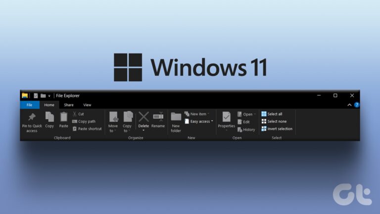 Как восстановить классическую ленту проводника в Windows 11