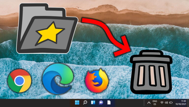 Как удалить закладки в Chrome, Edge и Firefox
