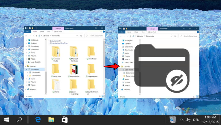 Как скрыть и показать папки и файлы в Windows 10