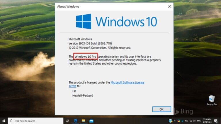 Как получить бесплатное обновление с Windows 10 Домашняя до Windows 10 Pro с помощью ключа продукта