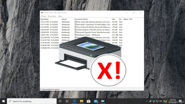 Windows 10: как отменить задания на печать, очистить очередь печати, сбросить службу диспетчера очереди печати