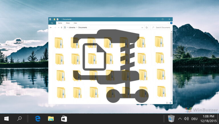 Как сжать или распаковать файл или папку в Windows 10