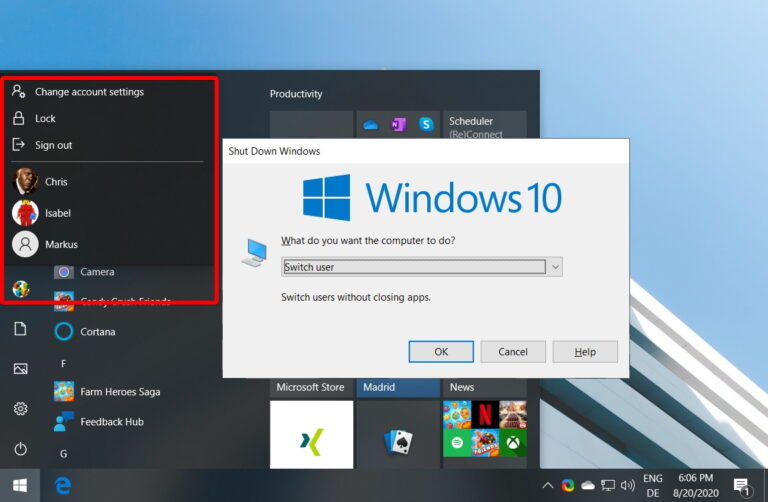 Как включить или отключить быстрое переключение пользователей в Windows 11 и Windows 10