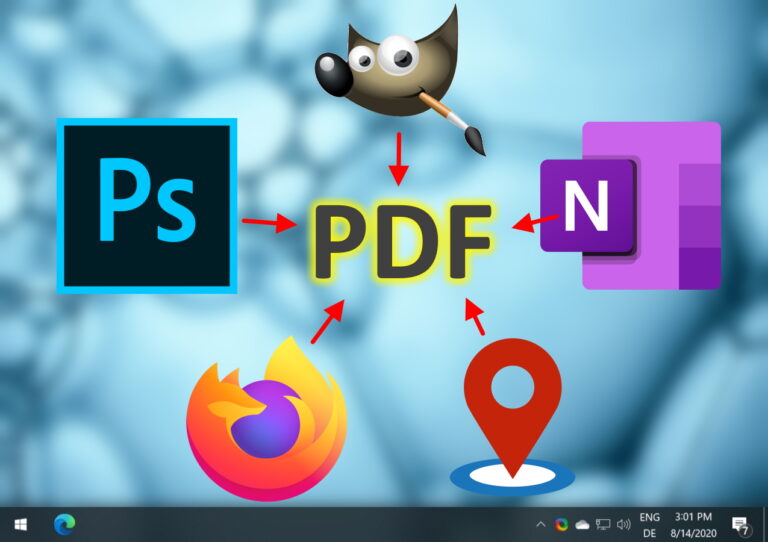 Windows 10: как сохранять и печатать в PDF с помощью любого приложения