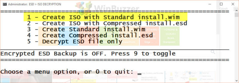 Как создать официальный ISO-образ Windows 10 RTM из ESD-файлов Центра обновления Windows