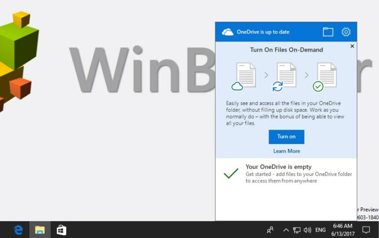 Как использовать файлы OneDrive по запросу в Windows 10