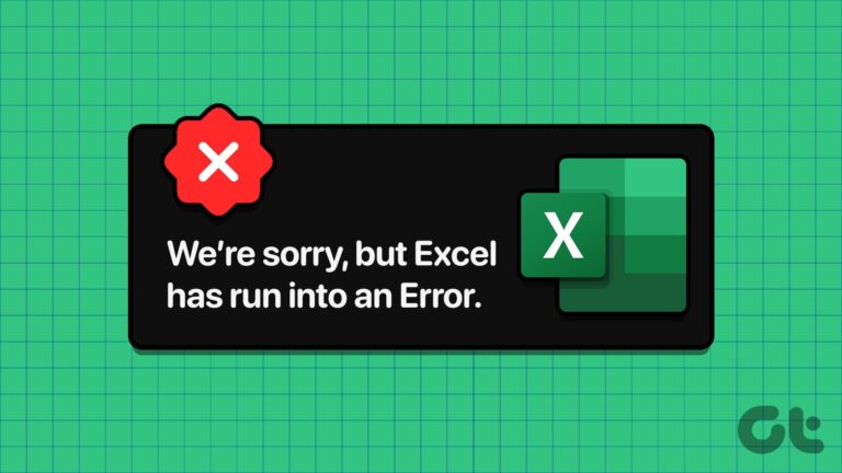 6 основных исправлений для Excel: возникла ошибка в Windows