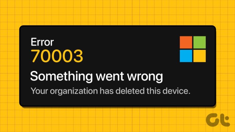 Как исправить ошибку Microsoft 365 70003: ваша организация удалила это устройство