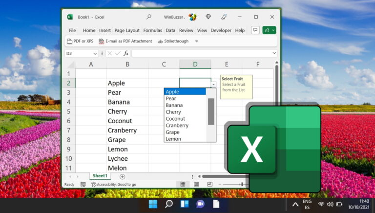Как создать, использовать и редактировать раскрывающийся список в Excel