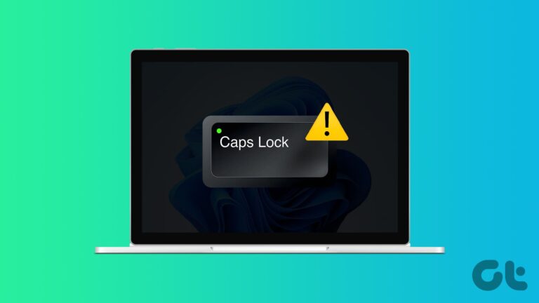 6 лучших исправлений, когда индикатор Caps Lock в Windows 11 не работает