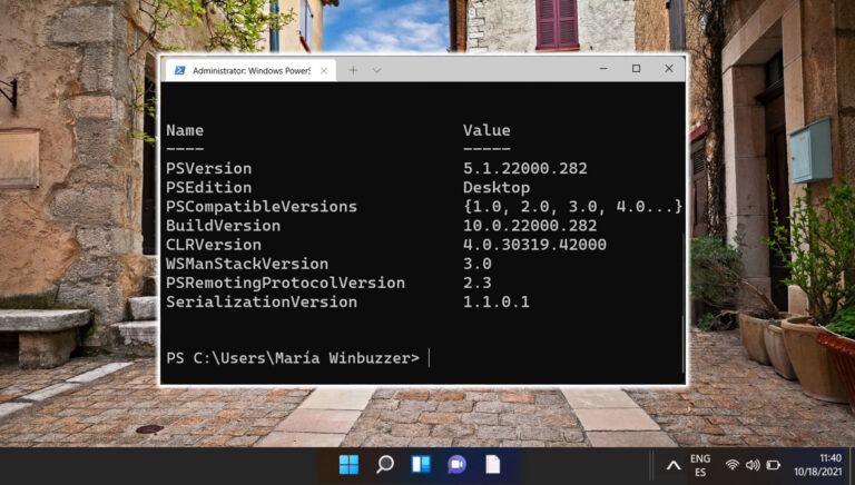 Как проверить версию Powershell в Windows 11, Windows 10 и более ранних версиях