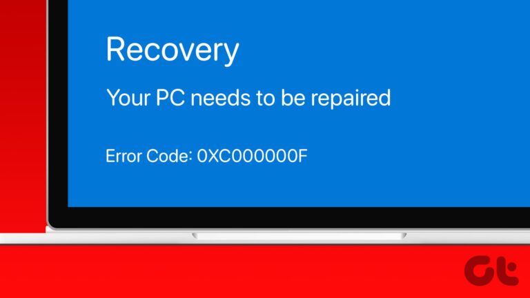 10 способов исправить код ошибки 0xc000000f в Windows 11